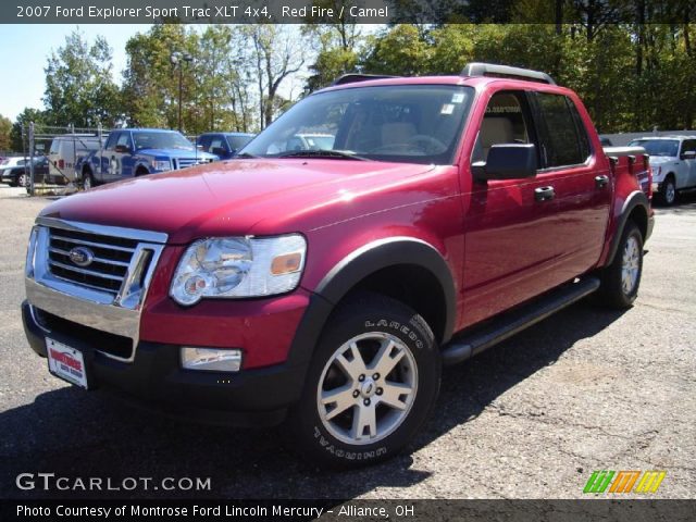 2007 Ford Explorer Sport Trac XLT 4x4 in Red Fire