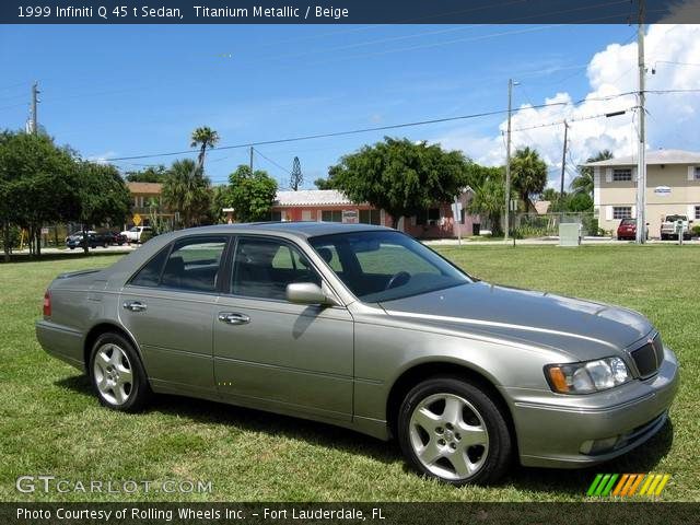 1999 Infiniti Q 45 t Sedan in Titanium Metallic