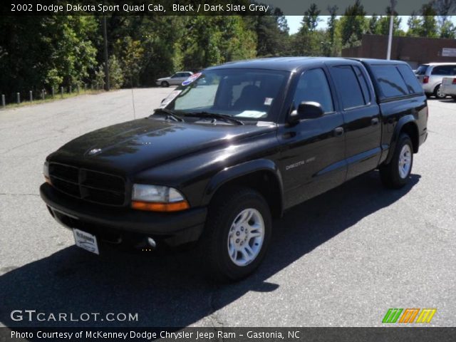 2002 Dodge Dakota Sport Quad Cab in Black