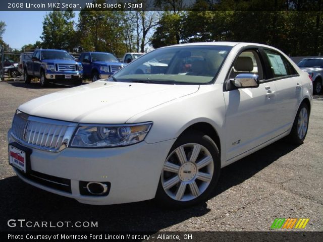 2008 Lincoln MKZ Sedan in White Suede
