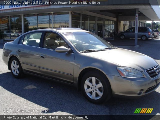 2002 Nissan Altima 2.5 SL in Polished Pewter Metallic