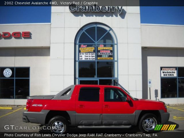 2002 Chevrolet Avalanche 4WD in Victory Red