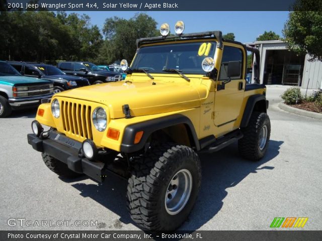 2001 Jeep Wrangler Sport 4x4 in Solar Yellow