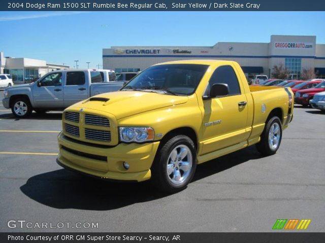 2004 Dodge Ram 1500 SLT Rumble Bee Regular Cab in Solar Yellow