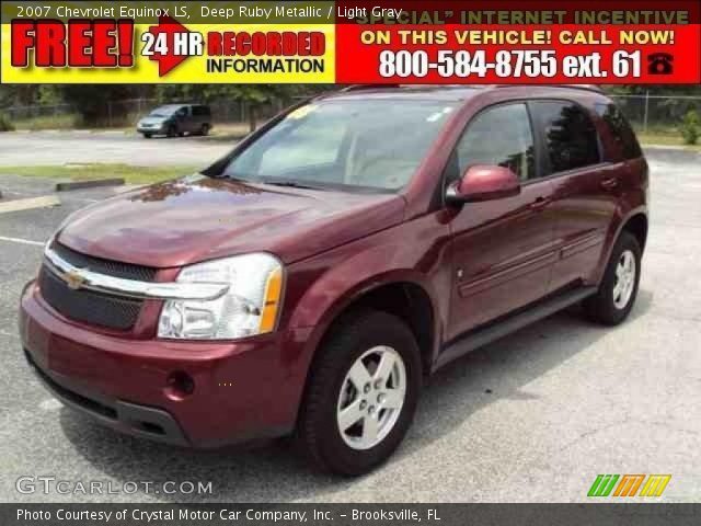 2007 Chevrolet Equinox LS in Deep Ruby Metallic