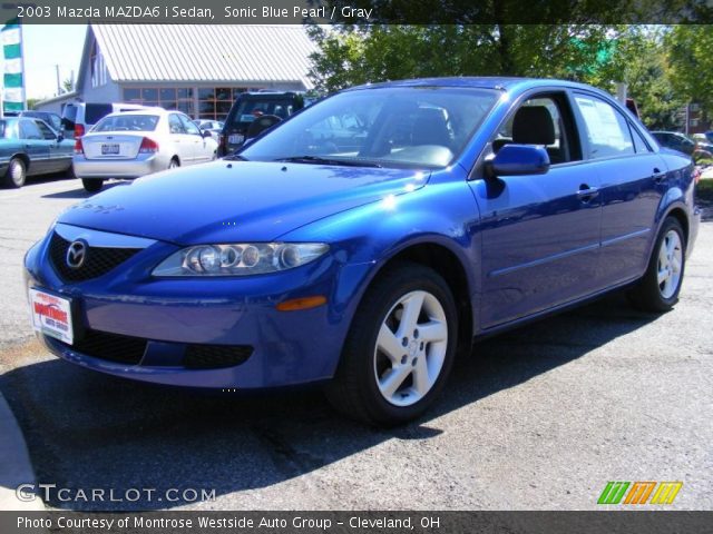 2003 Mazda MAZDA6 i Sedan in Sonic Blue Pearl