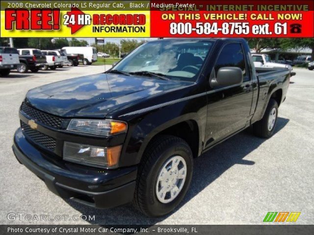 2008 Chevrolet Colorado LS Regular Cab in Black