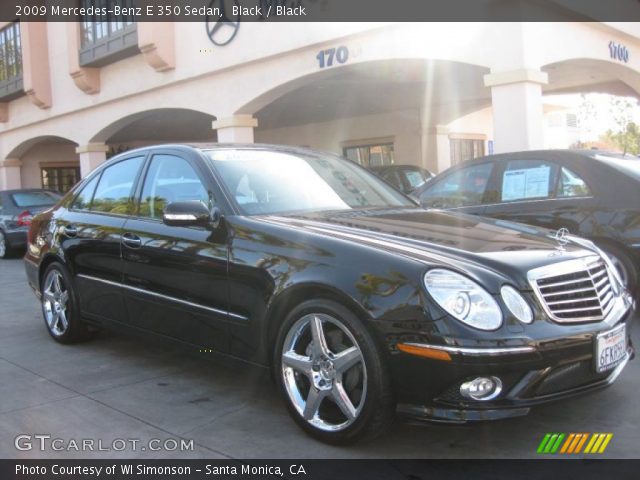 2009 Mercedes-Benz E 350 Sedan in Black