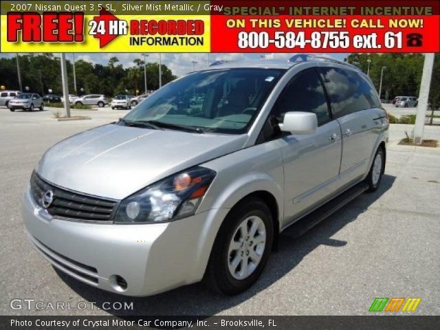 2007 Nissan Quest 3.5 SL in Silver Mist Metallic