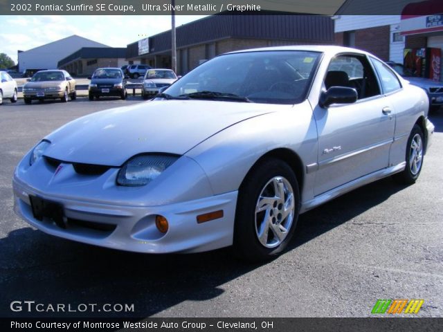 2002 Pontiac Sunfire SE Coupe in Ultra Silver Metallic