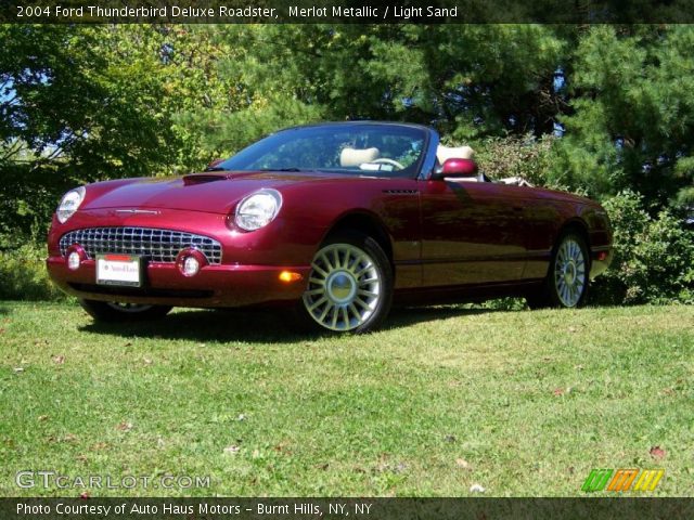 2004 Ford Thunderbird Deluxe Roadster in Merlot Metallic
