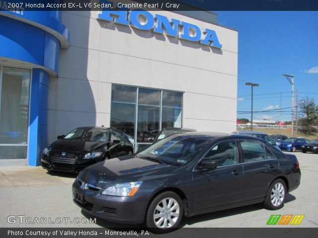 2007 Honda Accord EX-L V6 Sedan in Graphite Pearl