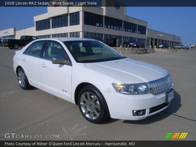 2008 Lincoln MKZ Sedan in White Suede