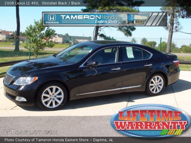 2008 Lexus LS 460 in Obsidian Black