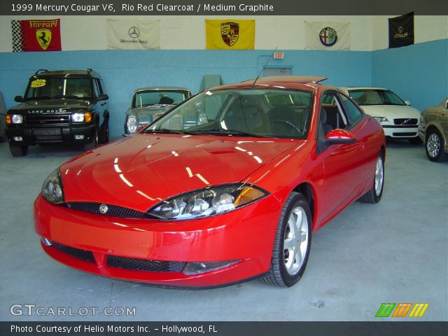 1999 Mercury Cougar V6 in Rio Red Clearcoat