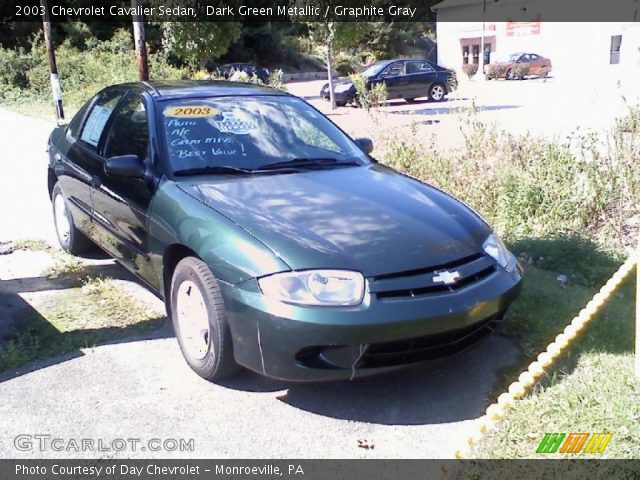 2003 Chevrolet Cavalier Sedan in Dark Green Metallic