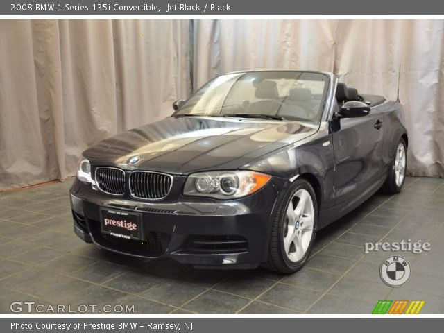 2008 BMW 1 Series 135i Convertible in Jet Black