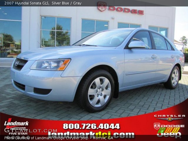 2007 Hyundai Sonata GLS in Silver Blue