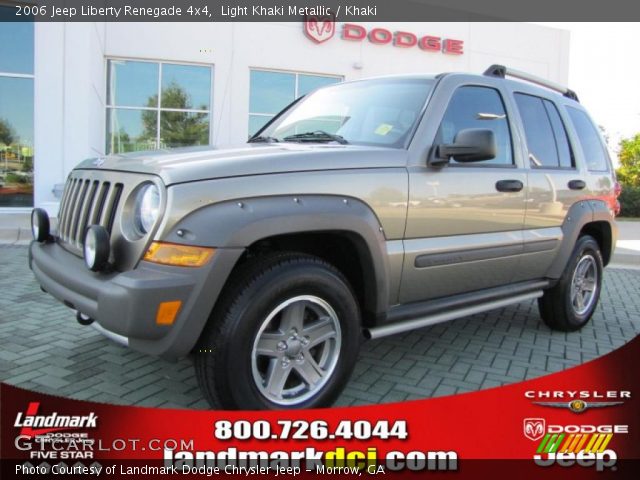 2006 Jeep Liberty Renegade 4x4 in Light Khaki Metallic