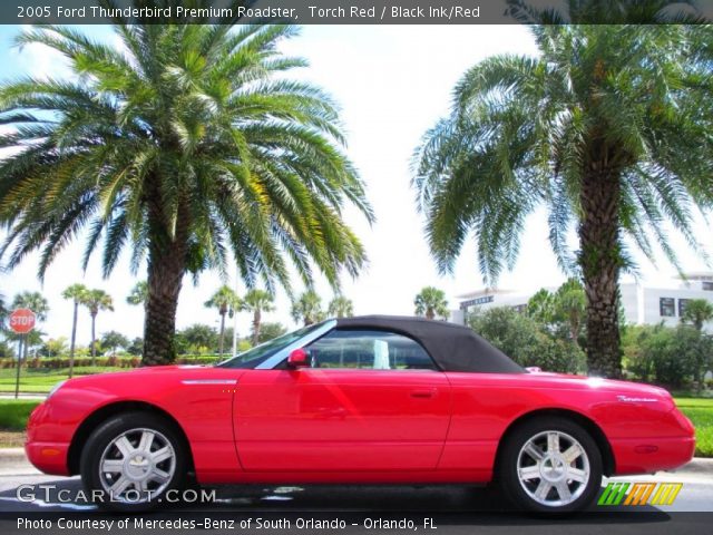 2005 Ford Thunderbird Premium Roadster in Torch Red