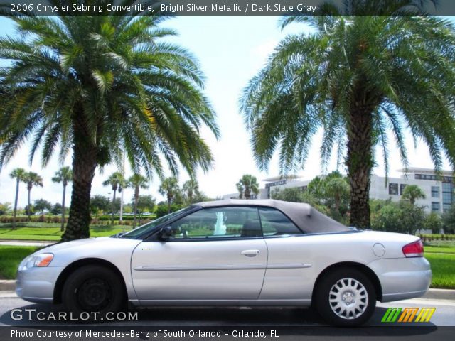 2006 Chrysler Sebring Convertible in Bright Silver Metallic