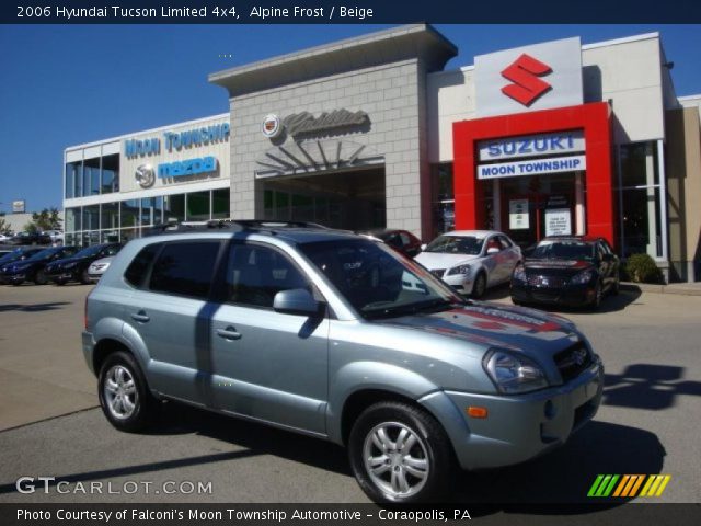 2006 Hyundai Tucson Limited 4x4 in Alpine Frost