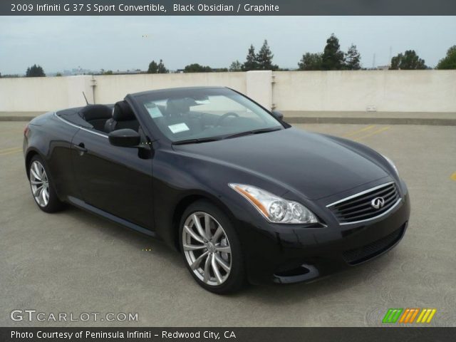 2009 Infiniti G 37 S Sport Convertible in Black Obsidian