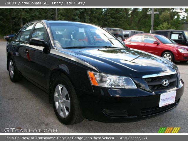 2008 Hyundai Sonata GLS in Ebony Black