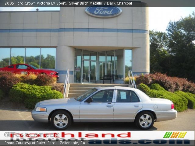 Silver Birch Metallic 2005 Ford Crown Victoria Lx Sport