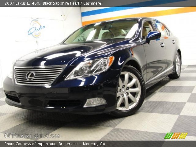 2007 Lexus LS 460 in Black Sapphire Pearl