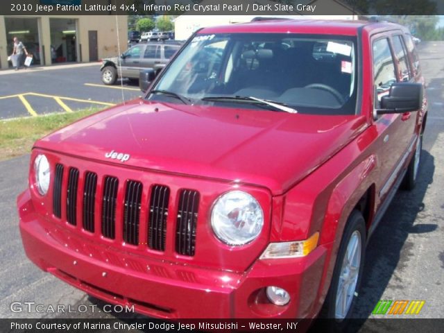 2010 Jeep Patriot Latitude 4x4 in Inferno Red Crystal Pearl