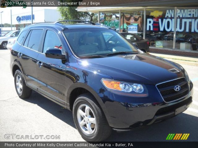 2007 Hyundai Santa Fe GLS in Deepwater Blue