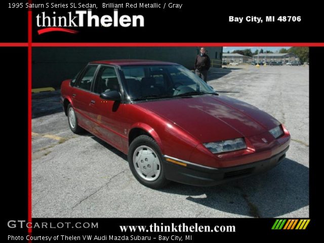 1995 Saturn S Series SL Sedan in Brilliant Red Metallic