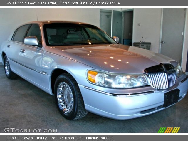 1998 Lincoln Town Car Cartier in Silver Frost Metallic