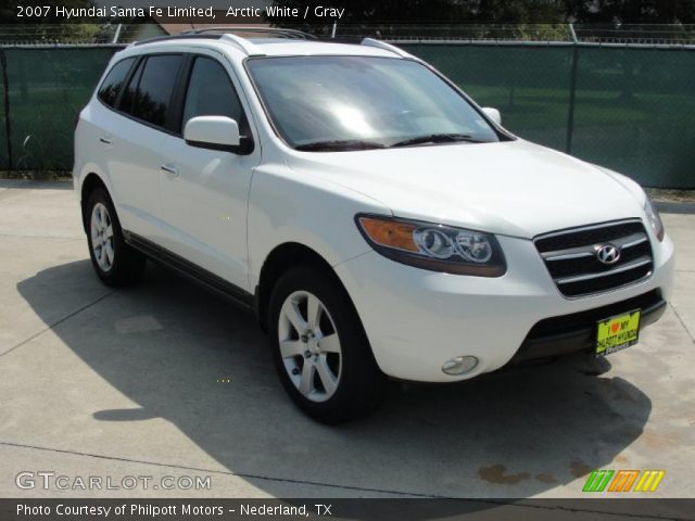 2007 Hyundai Santa Fe Limited in Arctic White