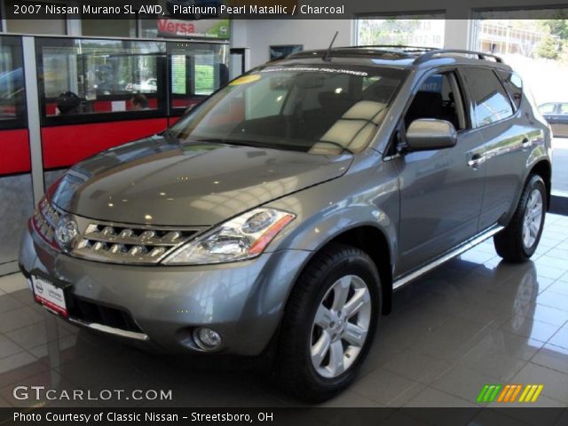 2007 Nissan Murano SL AWD in Platinum Pearl Matallic