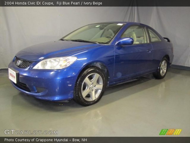 2004 Honda Civic EX Coupe in Fiji Blue Pearl