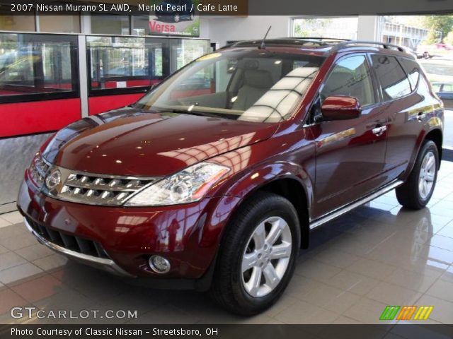 2007 Nissan Murano SL AWD in Merlot Pearl