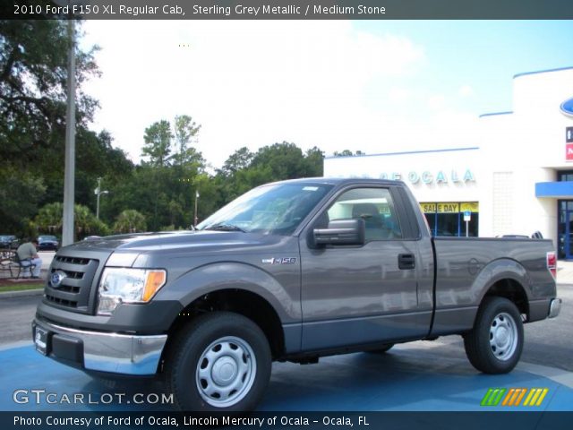 2010 Ford F150 XL Regular Cab in Sterling Grey Metallic