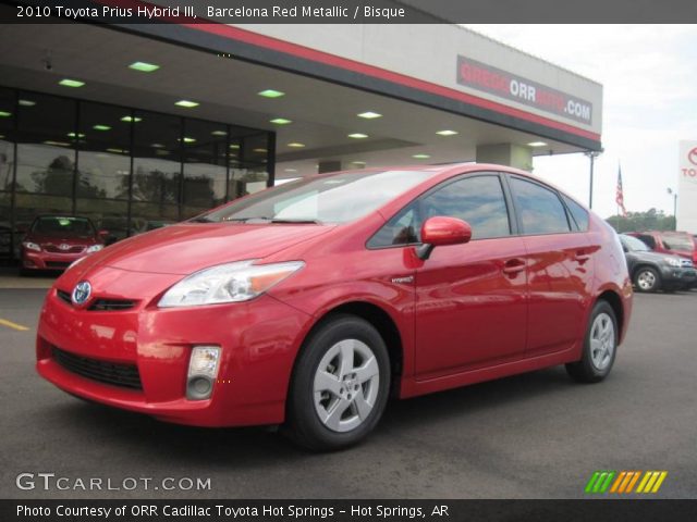 2010 Toyota Prius Hybrid III in Barcelona Red Metallic