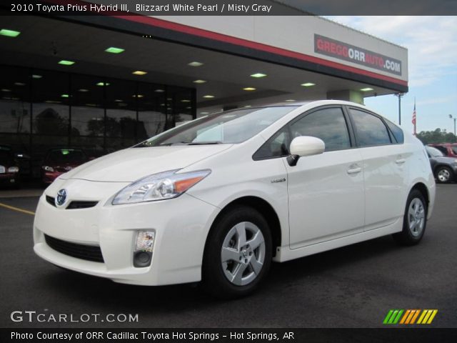 2010 Toyota Prius Hybrid III in Blizzard White Pearl