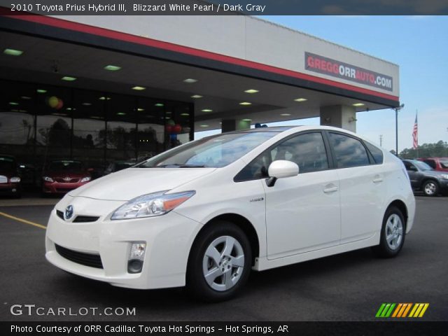 2010 Toyota Prius Hybrid III in Blizzard White Pearl