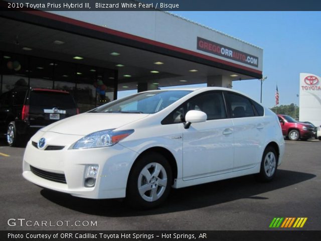 2010 Toyota Prius Hybrid III in Blizzard White Pearl