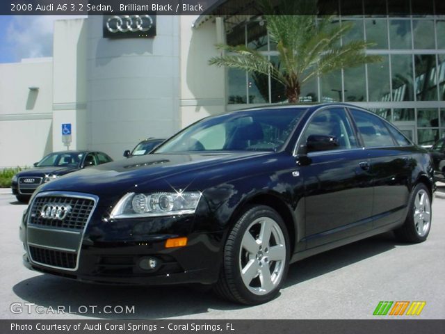 2008 Audi A6 3.2 Sedan in Brilliant Black