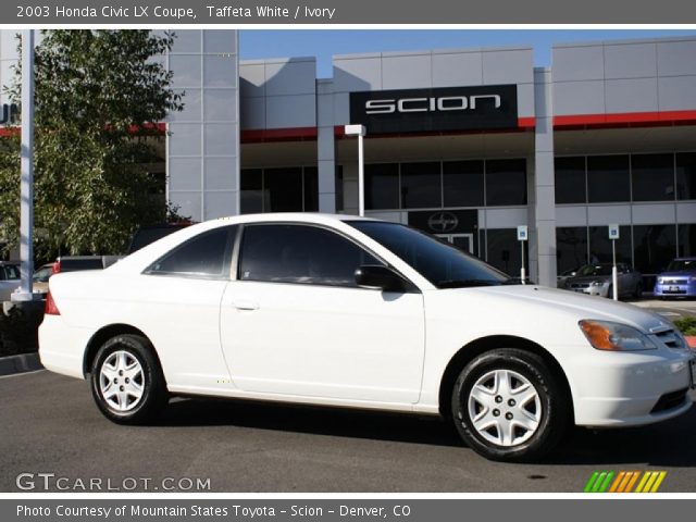 2003 Honda Civic LX Coupe in Taffeta White
