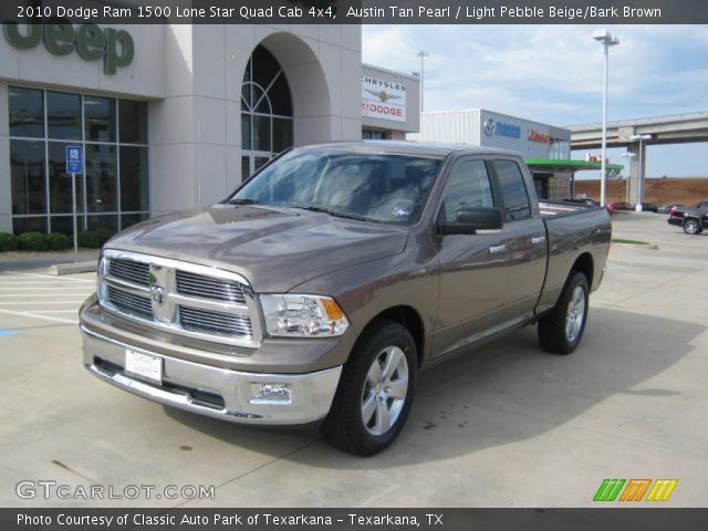 2010 Dodge Ram 1500 Lone Star Quad Cab 4x4 in Austin Tan Pearl
