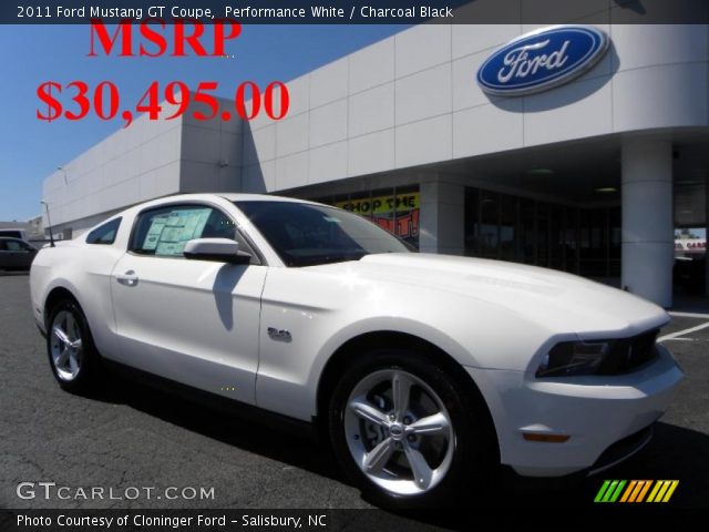 2011 Ford Mustang GT Coupe in Performance White