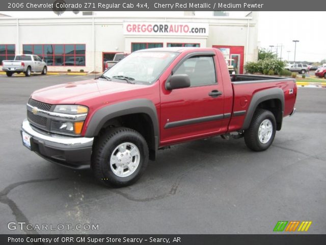 2006 Chevrolet Colorado Z71 Regular Cab 4x4 in Cherry Red Metallic