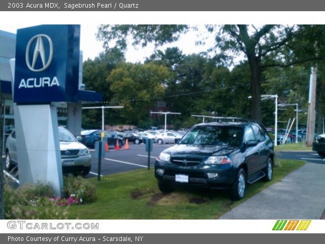 2003 Acura MDX  in Sagebrush Pearl