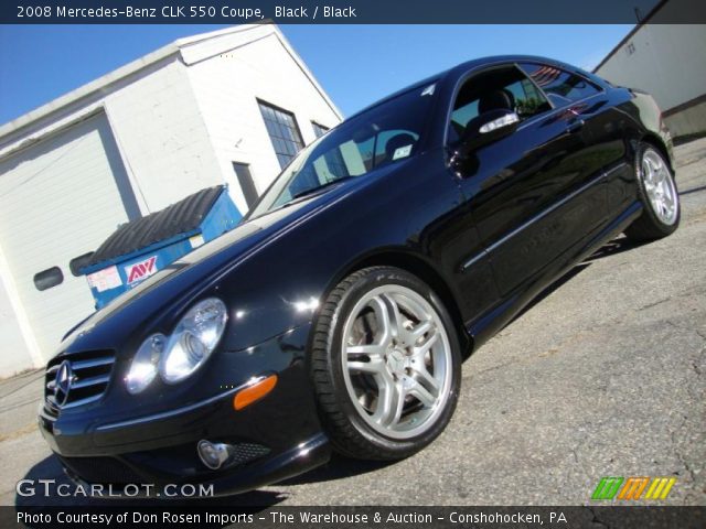 2008 Mercedes-Benz CLK 550 Coupe in Black